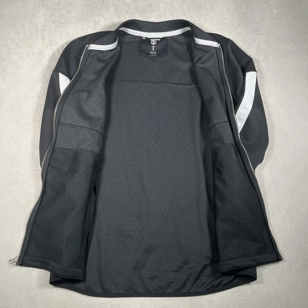 Under Armour Mens Utah Utes Celliant Athlete Recovery Jacket Size Large L Black